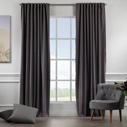 Extra Long Matte Decorative Custom Size Curtain