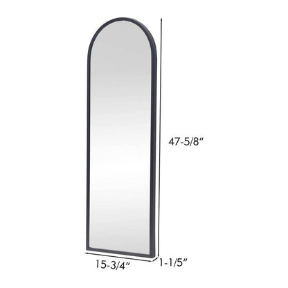 Full Length Floor or Over Door Metal Wall Accent Mirror