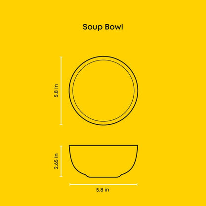 JoyJolt Mesa 18-Piece Stoneware Dinnerware Set