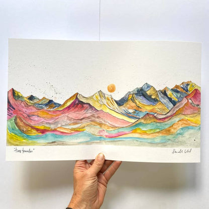 Mountain Art 10x16 Print: Time Traveler