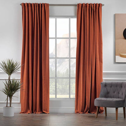 Extra Long Matte Decorative Custom Size Curtain