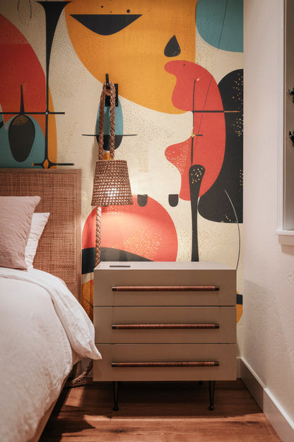 Abstract Mid-Century Whimsy