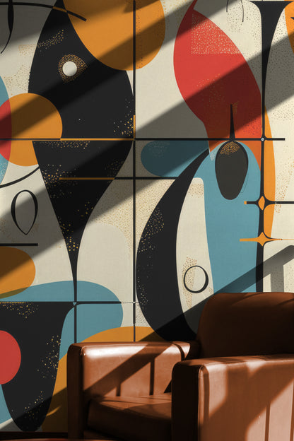Abstract Mid-Century Whimsy