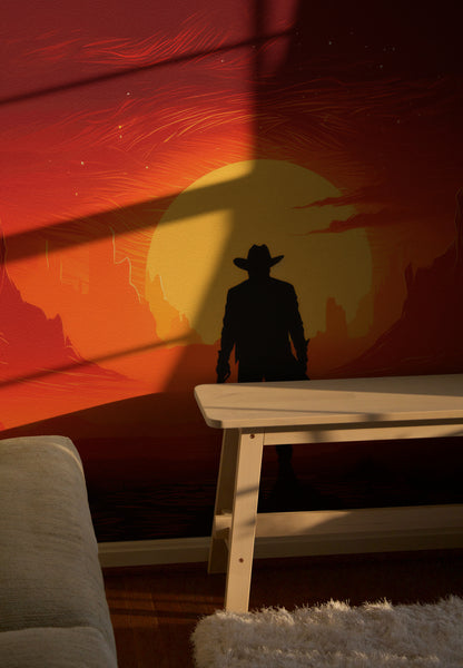 Cowboy's Golden Horizon