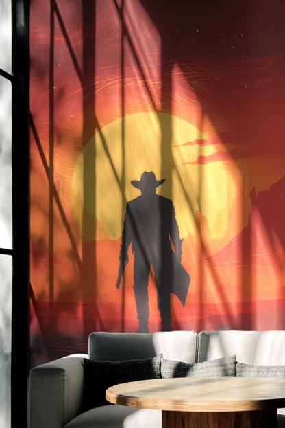 Cowboy's Golden Horizon