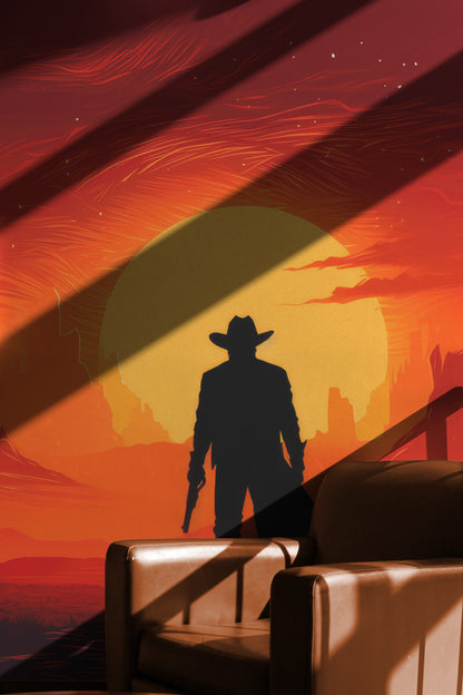 Cowboy's Golden Horizon