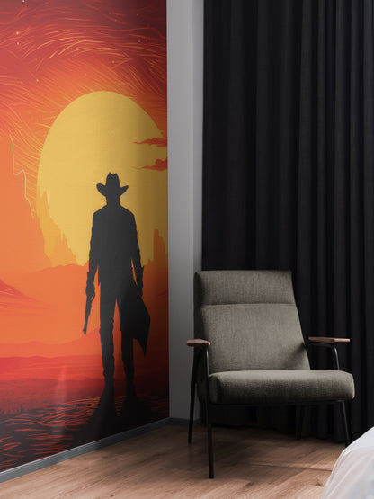 Cowboy's Golden Horizon