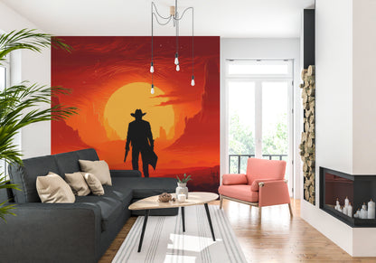 Cowboy's Golden Horizon