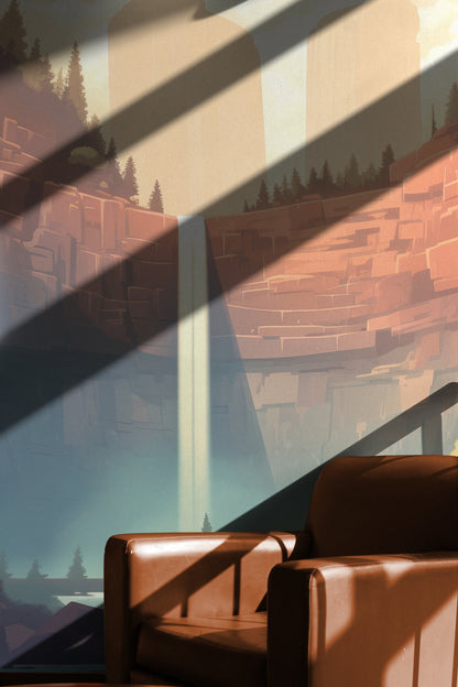 Sunset Waterfall Retreat