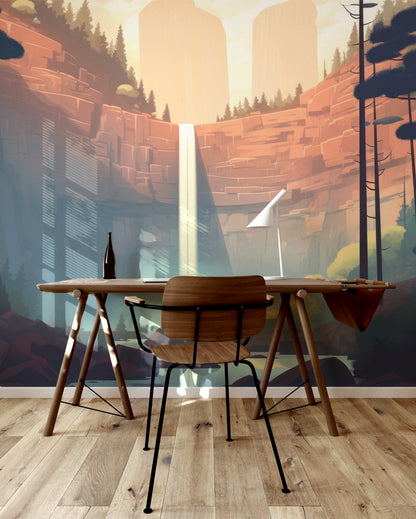 Sunset Waterfall Retreat