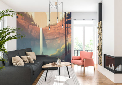 Sunset Waterfall Retreat