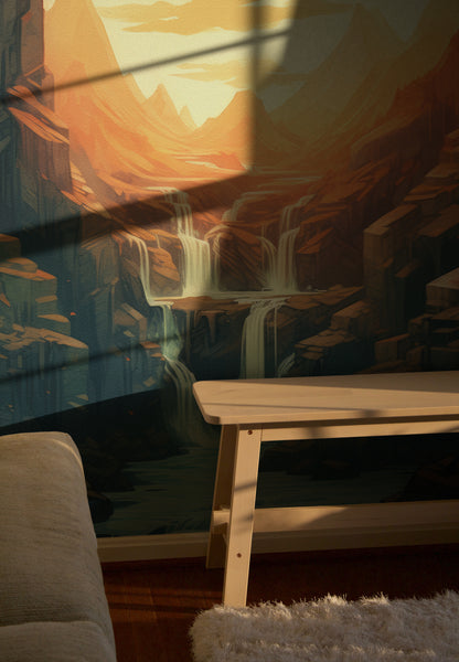 Majestic Waterfall Reverie