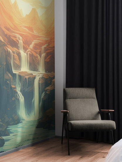 Majestic Waterfall Reverie