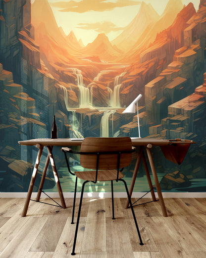 Majestic Waterfall Reverie