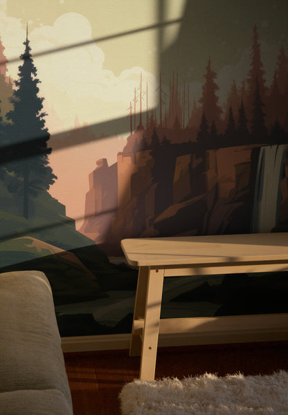 Woodland Waterfall Reverie