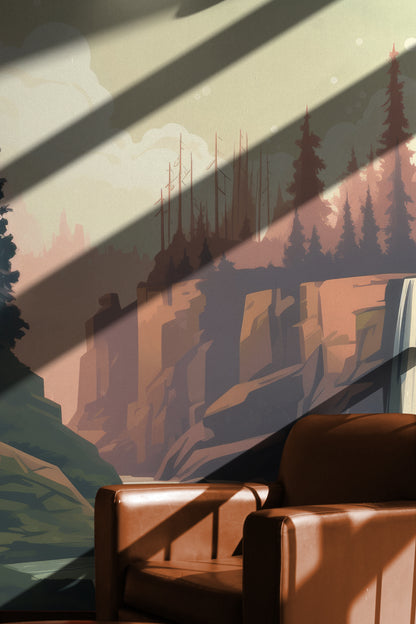 Woodland Waterfall Reverie