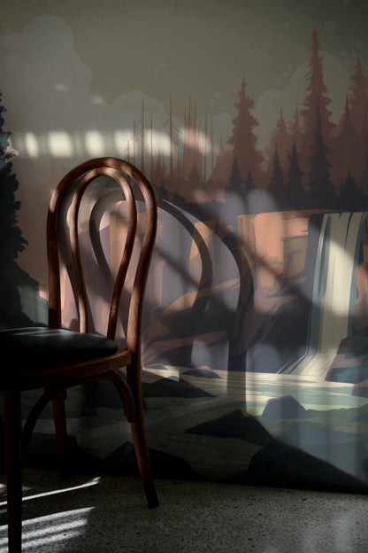 Woodland Waterfall Reverie