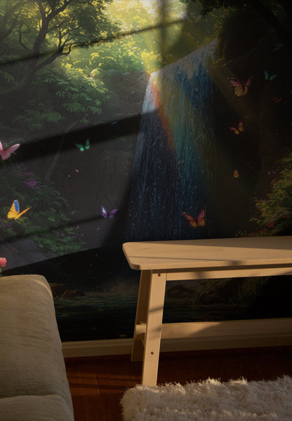 Radiant Butterfly Waterfall