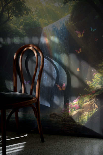 Radiant Butterfly Waterfall