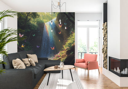Radiant Butterfly Waterfall