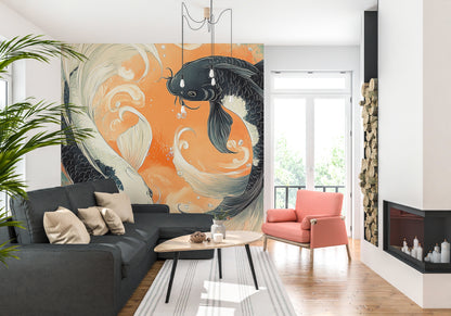 Serene Koi Harmony