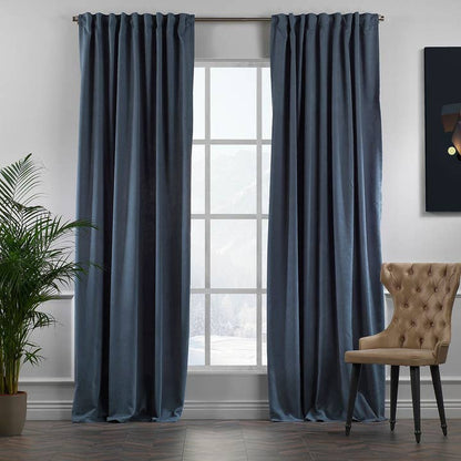 Extra Long Matte Decorative Custom Size Curtain