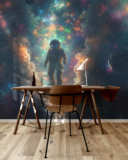 Astronaut's Galactic Journey