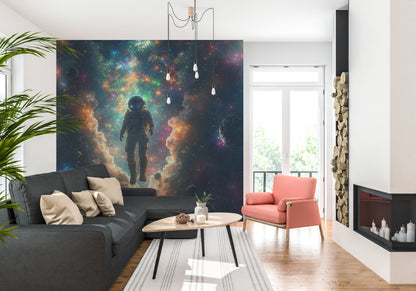 Astronaut's Galactic Journey