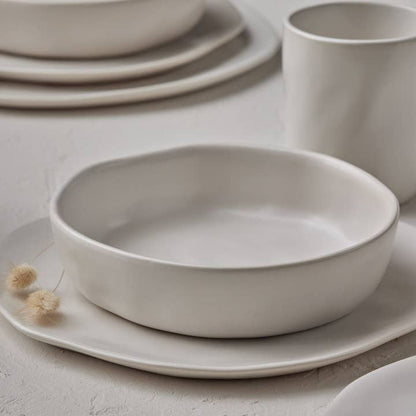 Hekonda Stoneware Dinnerware Set - Beige