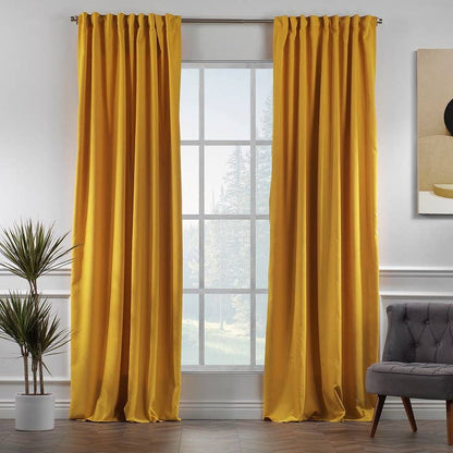 Extra Long Matte Decorative Custom Size Curtain