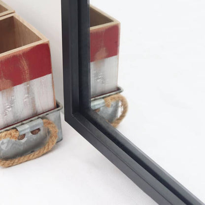 Full Length Floor or Over Door Metal Wall Accent Mirror