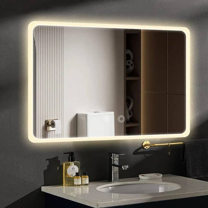 Led Vanity Bathroom Mirror Anti-Fog Wall-Mount (3 Sizes)