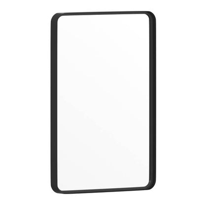 Hbcy Black 20" X 30" Rectangle Metal Frame Wall Mirror