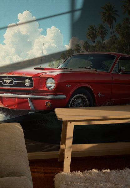 Palm-Studded Mustang Dreams