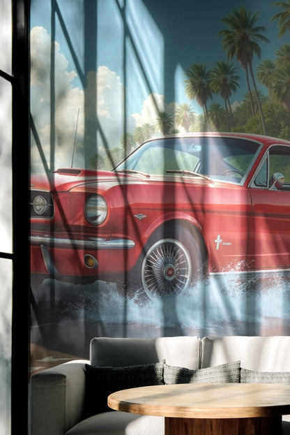 Palm-Studded Mustang Dreams