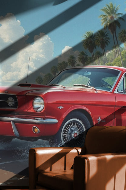 Palm-Studded Mustang Dreams