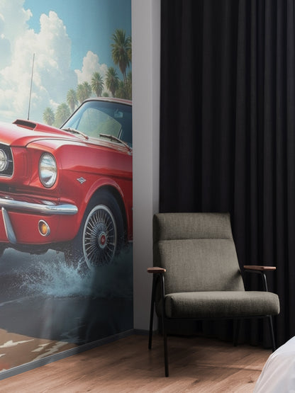 Palm-Studded Mustang Dreams