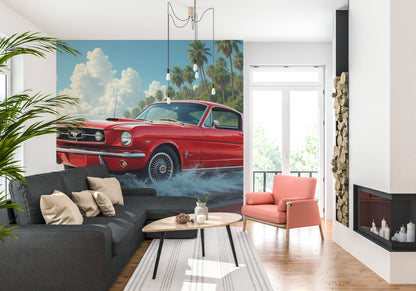 Palm-Studded Mustang Dreams