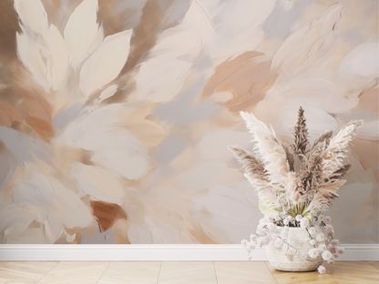 Brushstroke Floral Elegance