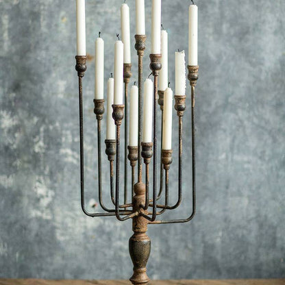 13-Candle Iron Candelabra