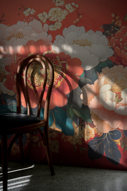 Red Paper Flowers