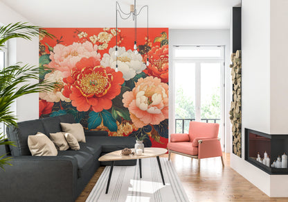 Red Paper Flowers