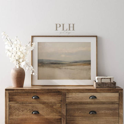 Beach Landscape Premium Quality Art Print