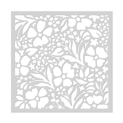 Hero Arts Floral Garden Stencil