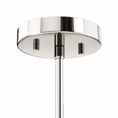 Polished Nickel Revival 8-Light Chandelier