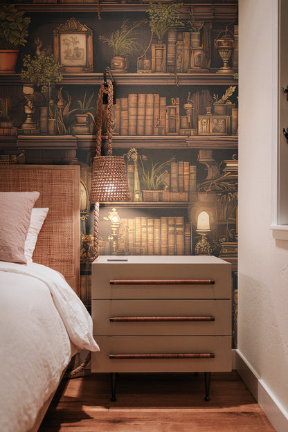 Antique Bookshelf Elegance