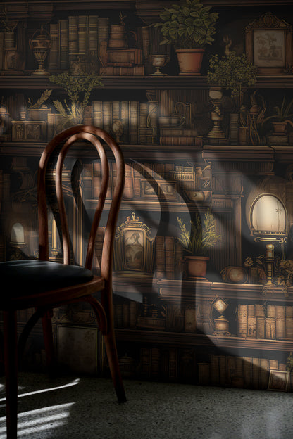 Antique Bookshelf Elegance