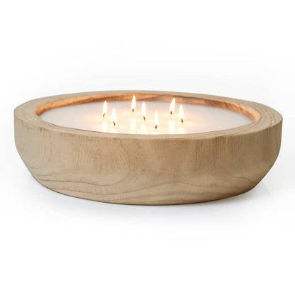 Paulownia Wood Round Candle