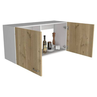 Napoles Wall Cabinet, Two Shelves, Double Door