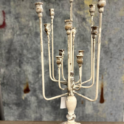 13-Candle Iron Candelabra